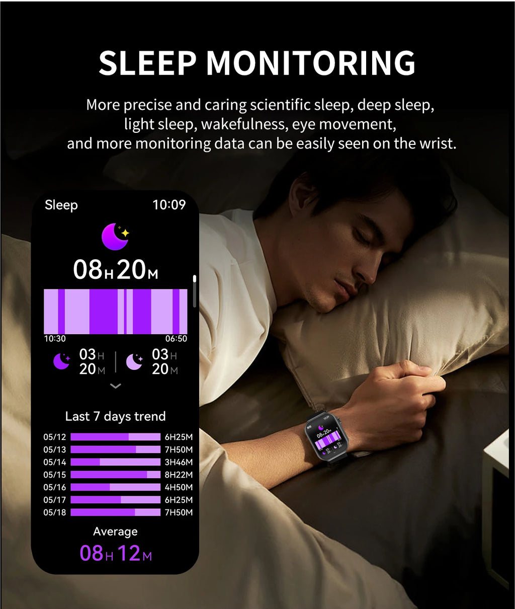 Reloj Inteligente Pantalla 2.2 Pulgadas Bluetooth