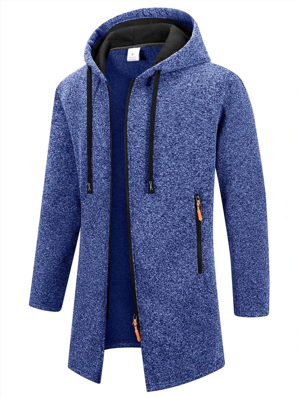 Chaqueta con Capucha y Cremallera para Hombre – Abrigo Polar