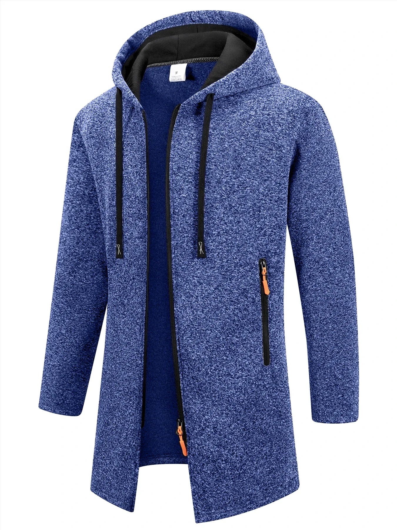 Chaqueta con Capucha y Cremallera para Hombre – Abrigo Polar