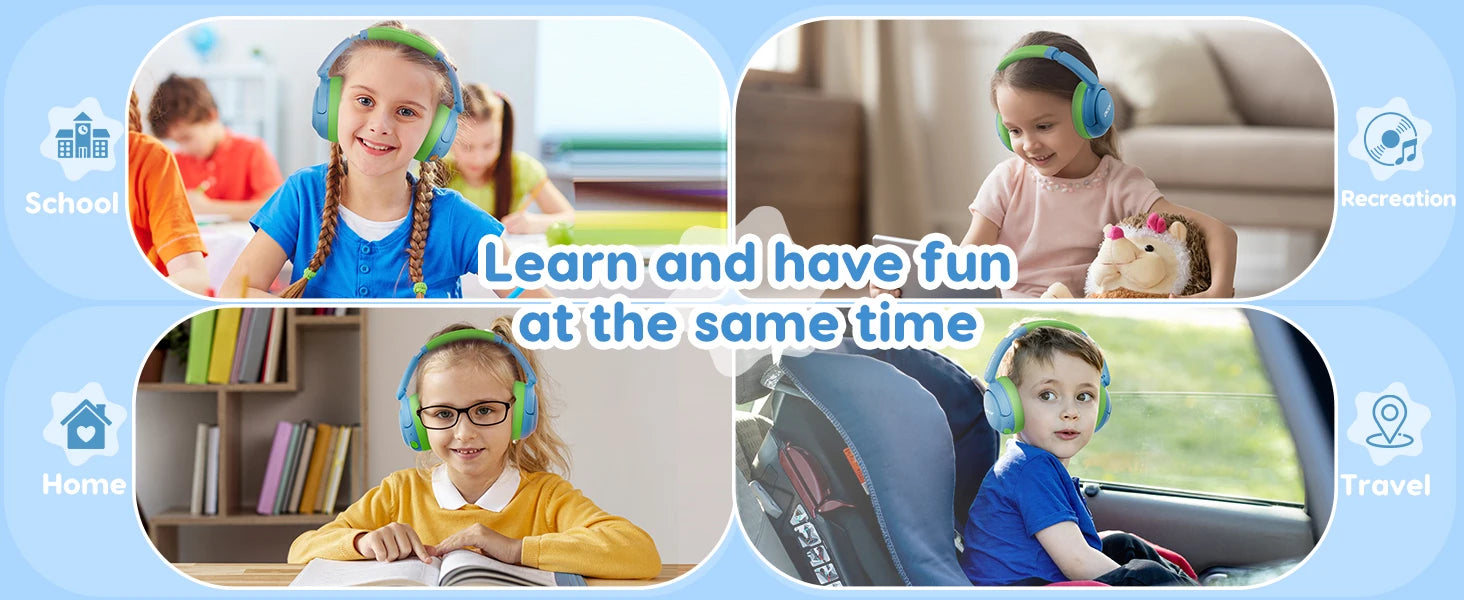 Acer OHR725 Auriculares Infantiles Bluetooth 5.4 85dB