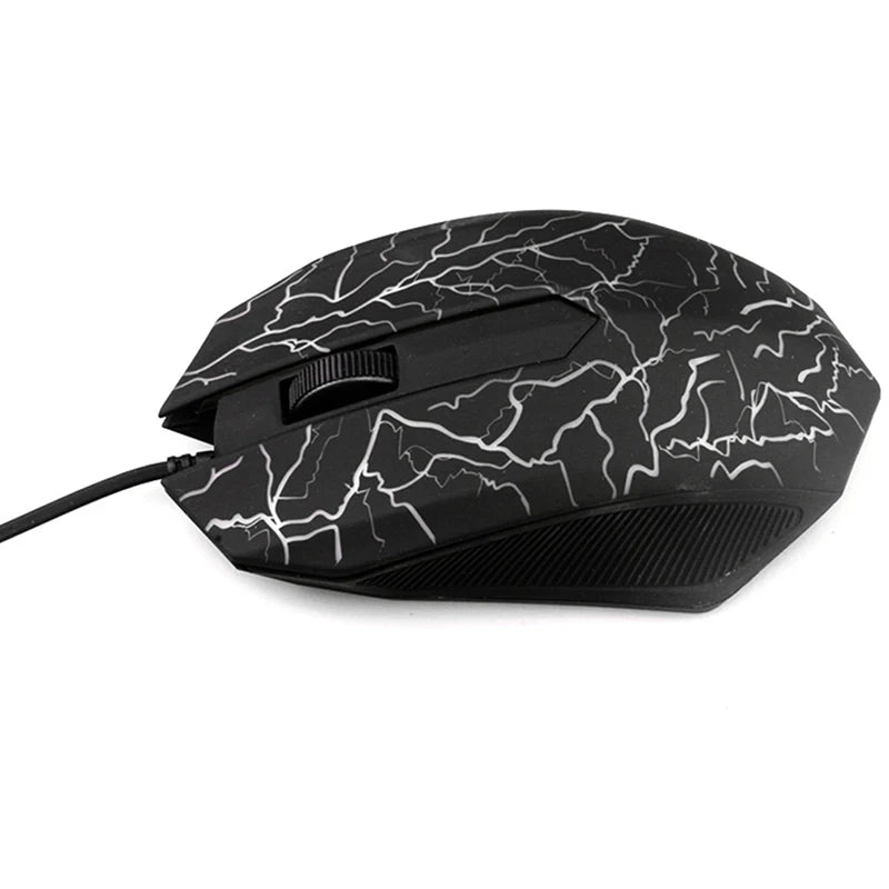 Ratones de ordenador de 3200DPI, ratón profesional LED colorido para videojuegos, ultrapreciso para Gamer Dota2 LOL, ratón ergonómico con cable USB