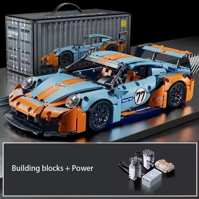Juego de coches de bloques de construcción 1:14, juguete de construcción, diseño coleccionable, modelo de coche, Kit de construcción, coche deportivo a escala para niños, regalos para adultos