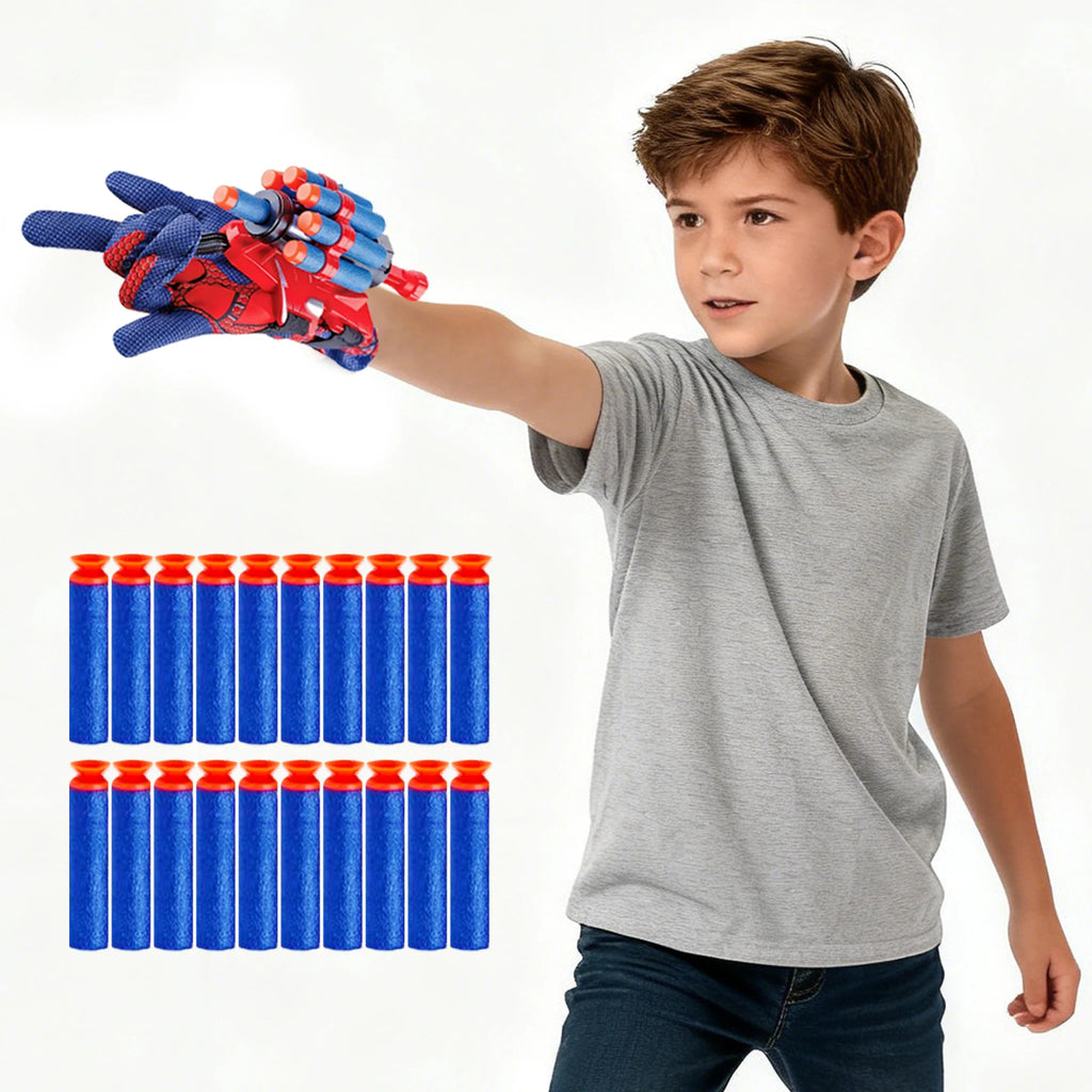 Juego de juguetes de tiro de espuma de héroe de 24 piezas, pistola de juguete de tiro al aire libre para niños, regalo para niños, regalo de cumpleaños, regalo de vacaciones, regalo de fiesta