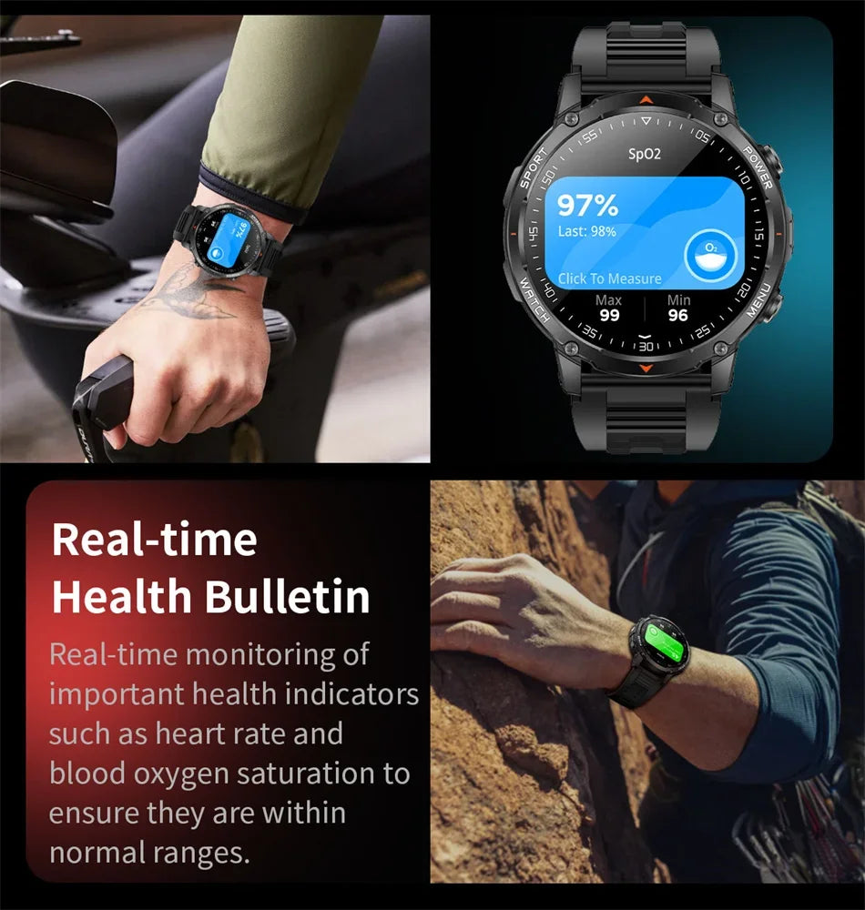 Reloj Inteligente Militar T-Rex 3 GPS Bluetooth