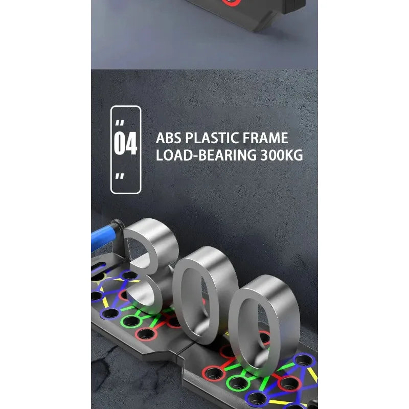 Tabla de flexiones plegable multifuncional para fitness en casa o exteriores