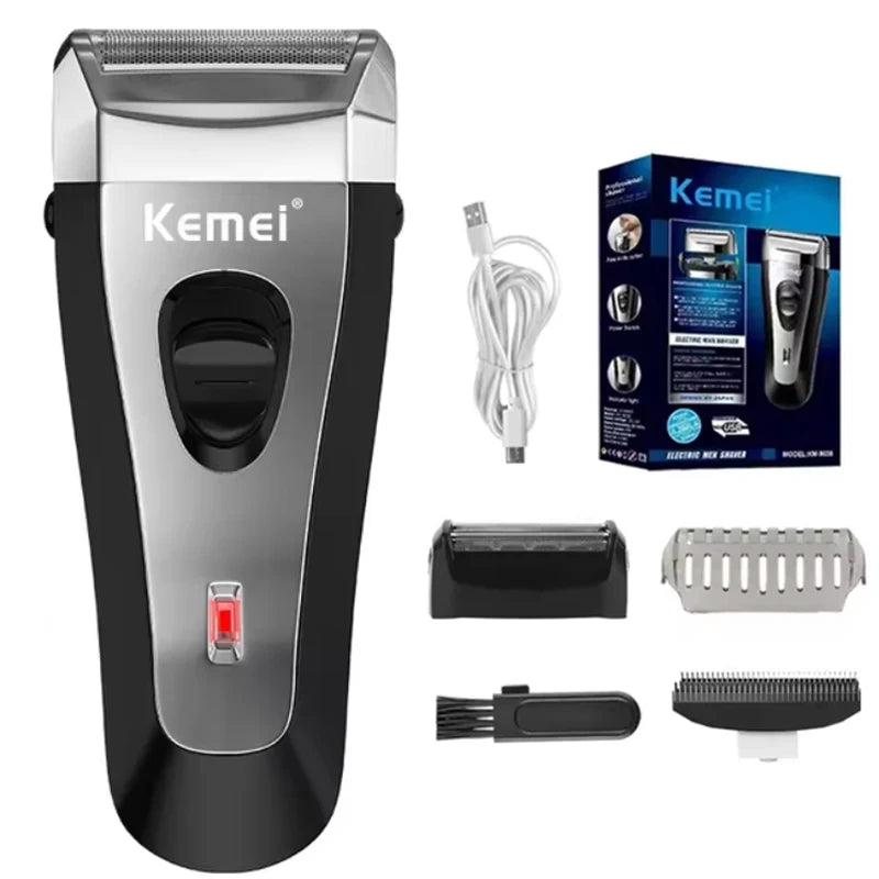 Afeitadora Eléctrica Inalámbrica Kemei KM-9038