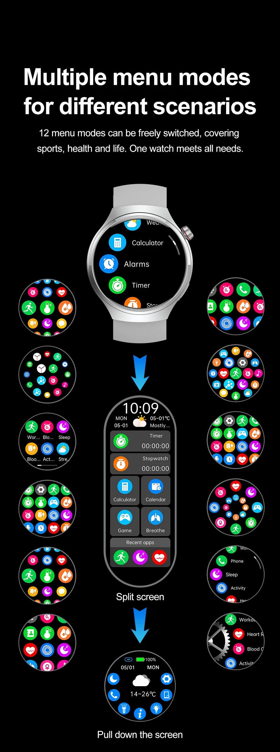 Watch 4 Pro Reloj Inteligente GPS IP68