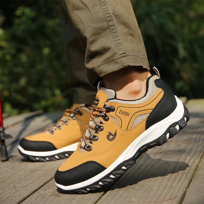 Zapatos de hombre, zapatos informales de cuero para hombre, zapatillas de deporte para primavera, Otoño e Invierno, tenis masculinos, zapatos ligeros para caminar