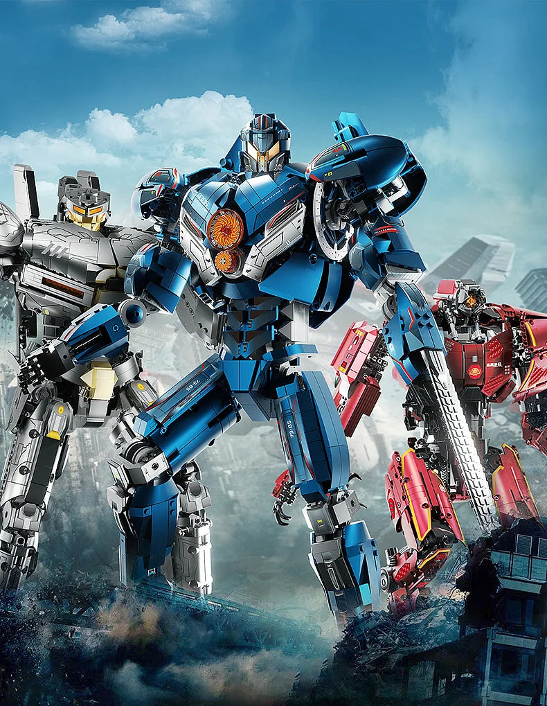 Bloques de construcción para niños, conjunto de juguetes mecha, robot de deformación, modelo mecha, ensamblaje, edificio para niños, juguete para regalo de cumpleaños