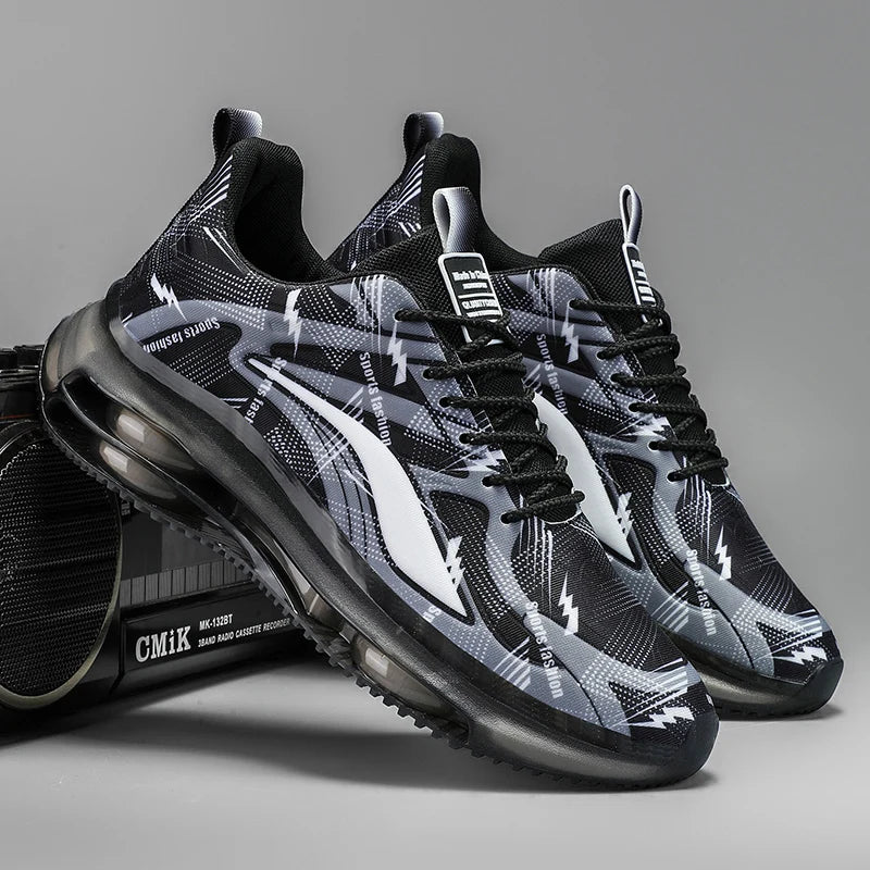 Zapatillas de baloncesto de moda para hombre, con amortiguación de aire, cómodas y antideslizantes, transpirables y que absorben los golpes, adecuadas para actividades al aire libre para hombres