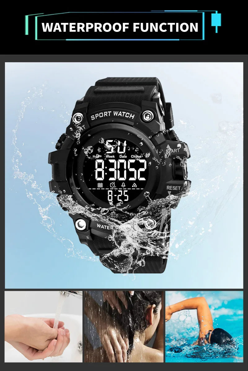 Reloj Deportivo Digital YIKAZE Militar Multifunción