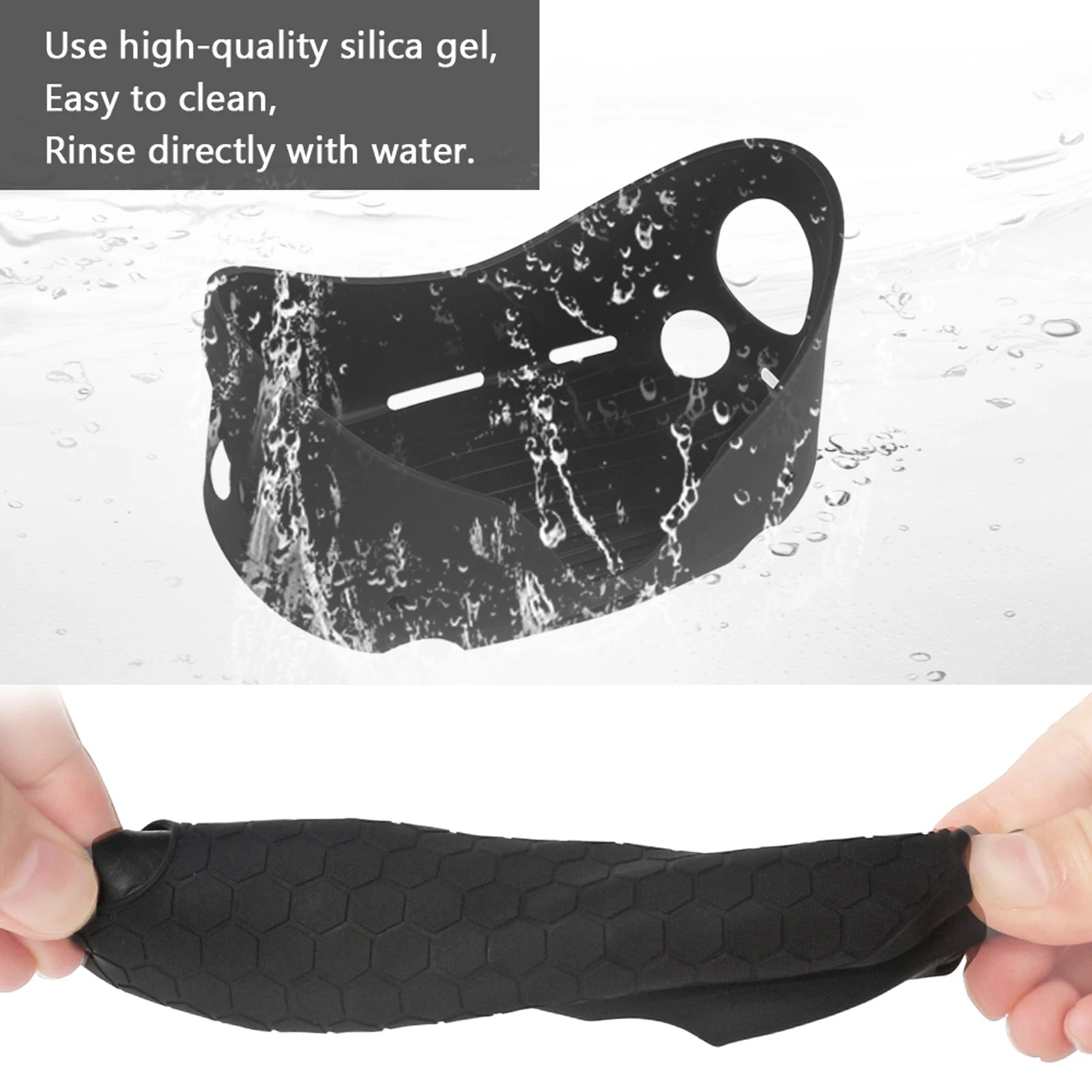 Funda de silicona para Oculus Quest 2 Quest2, accesorios inteligentes, gafas de realidad Virtual 3D VR, auriculares, casco, conjunto de protección de la piel