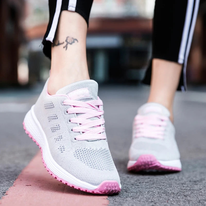 YRZL Zapatillas de deporte para hombre, zapatillas de deporte transpirables de malla cómodas y ligeras a la moda, zapatos deportivos para parejas, zapatos de tenis al aire libre para hombres