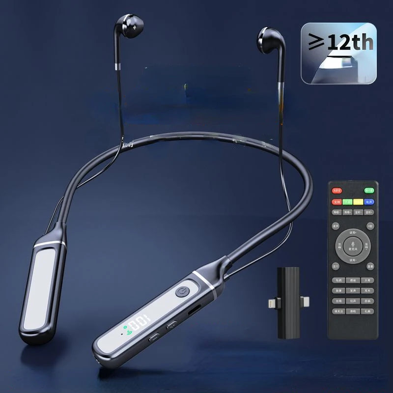 Auriculares Bluetooth 5.3 para Karaoke en Vivo con Tarjeta de Sonido