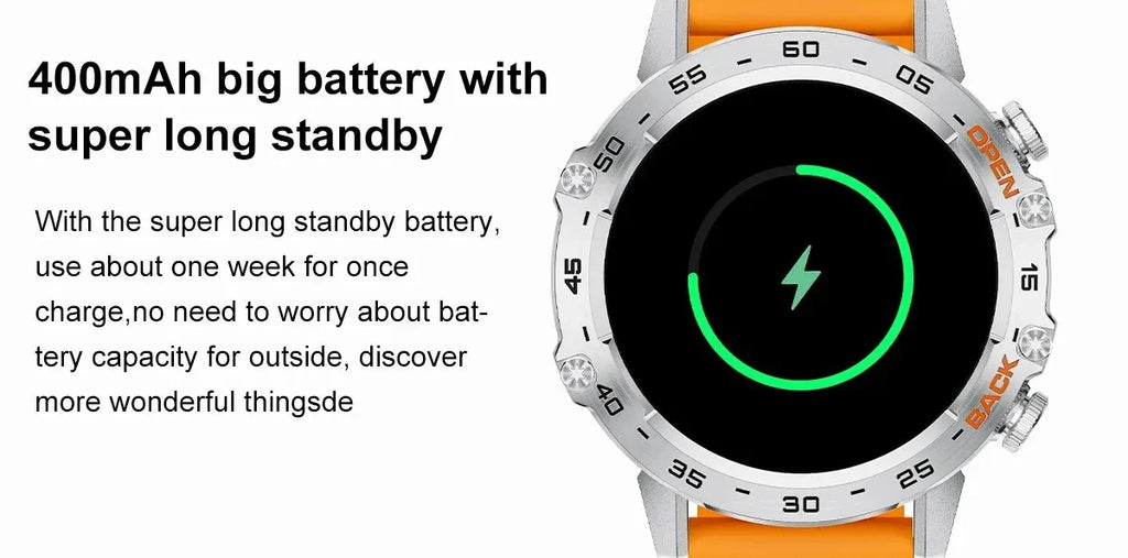 LIGE Reloj Inteligente Ritmo Cardíaco Bluetooth