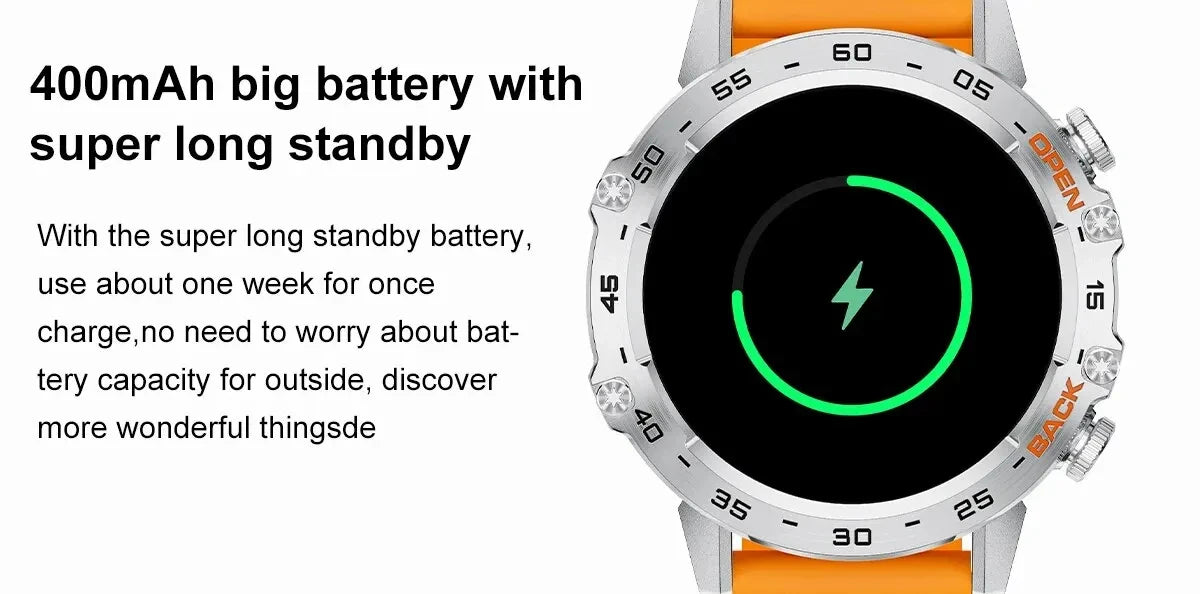 LIGE Reloj Inteligente Ritmo Cardíaco Bluetooth