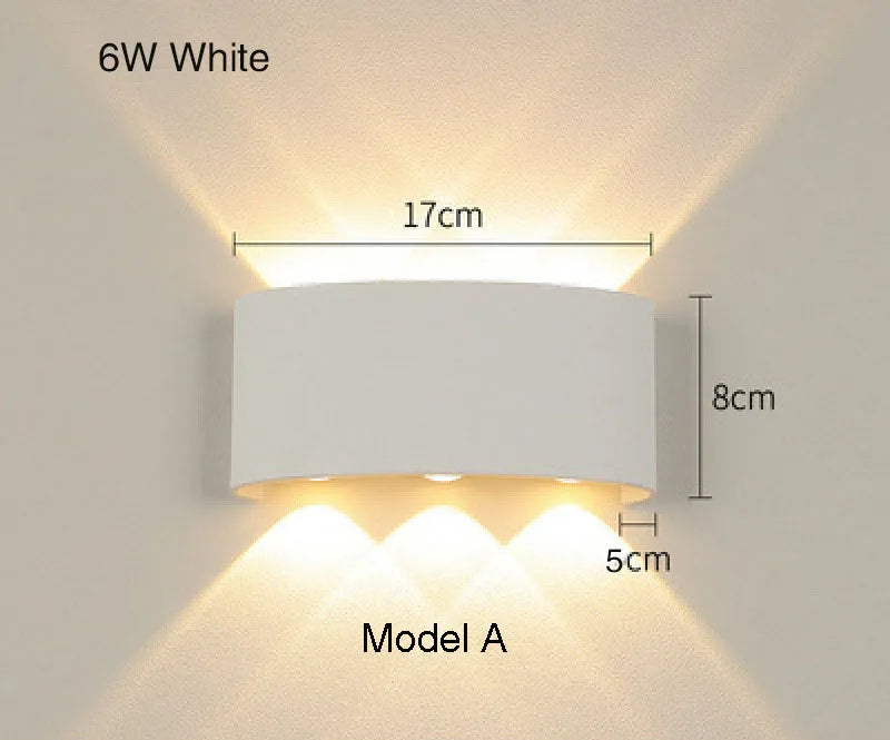 Lámpara de Pared Smart RGB Exterior Tuya Compatible Alexa
