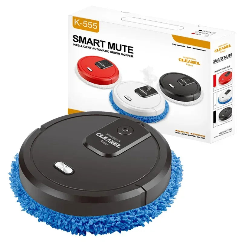 Robot Aspirador Inteligente con Fregona, Húmedo y Seco, con Humidificador