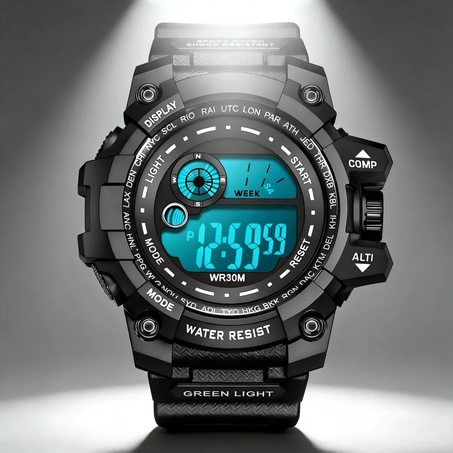 Reloj Digital LED MAYZHISU Deportivo Resistente al Agua