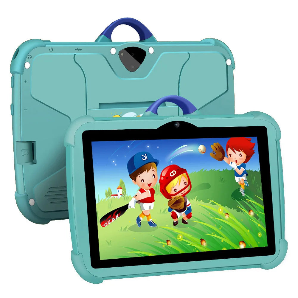 Tableta Infantil 2025 de 7 Pulgadas con WiFi 5G, Quad Core, 4GB de RAM, 64GB de ROM, Versión Educativa de Google Learning, con Doble Cámara
