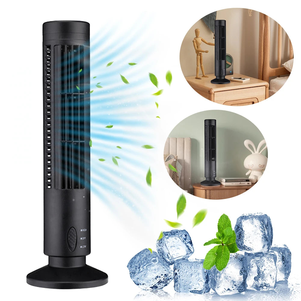 Mini Aire Acondicionado LED Vertical Sin Aspas