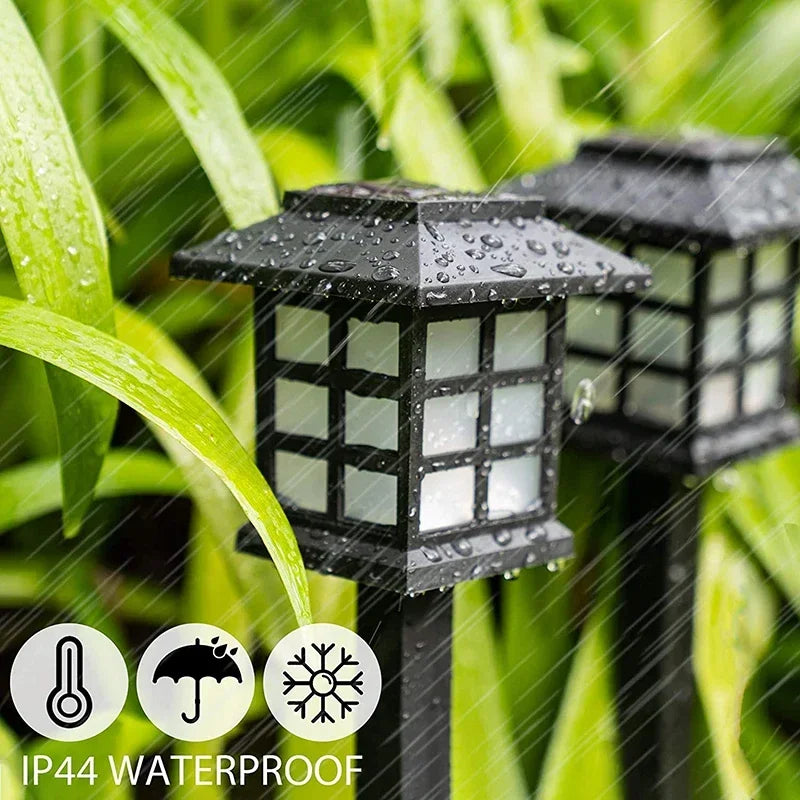 Luces LED solares para caminos, pasarela impermeable para exteriores, decoración de jardín, farola para paisaje, Patio, entrada, 2/4/6/8 Uds.
