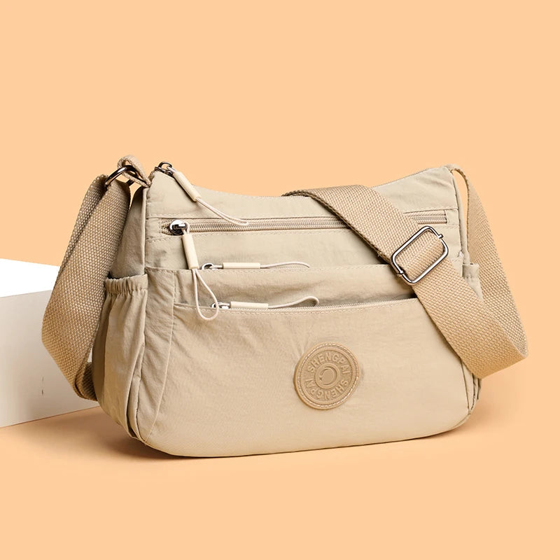 Bolso Bandolera Multibolsillo Unisex para Viajes y Uso Diario