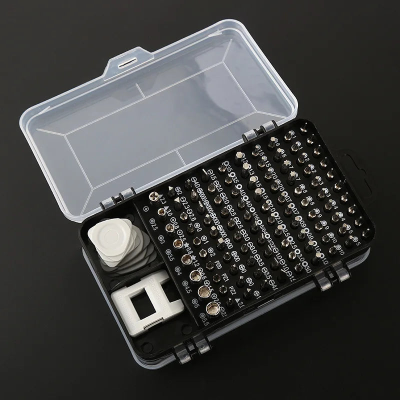 Kit de herramientas de reparación de desmontaje de precisión, destornillador profesional, herramientas de tornillo Torx, Kit de Hardware, reloj, ordenador, teléfono móvil, 115 Uds.