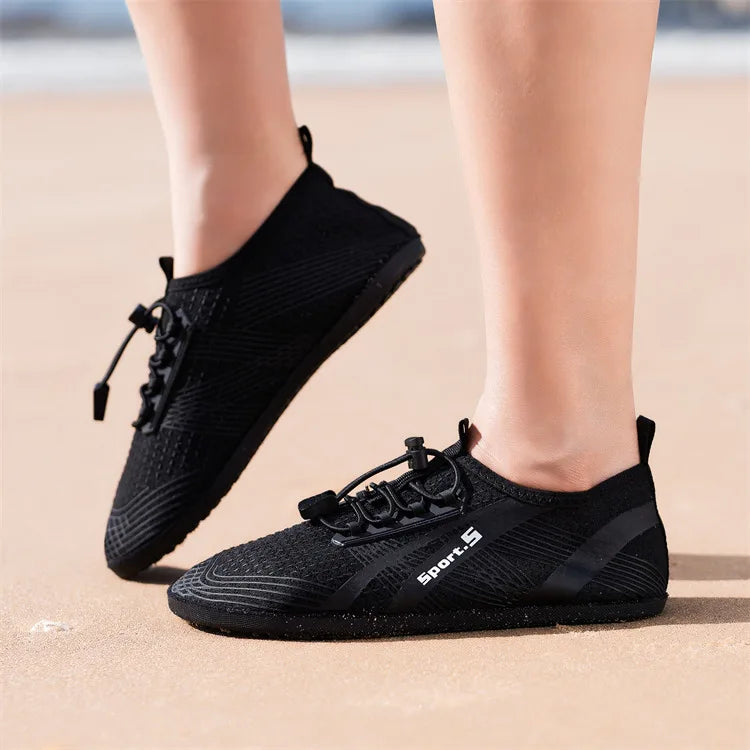 2025 nuevos zapatos acuáticos para hombre, zapatos de agua Unisex antideslizantes flexibles, zapatillas de playa para hombre de secado rápido, zapatillas informales para parejas al aire libre