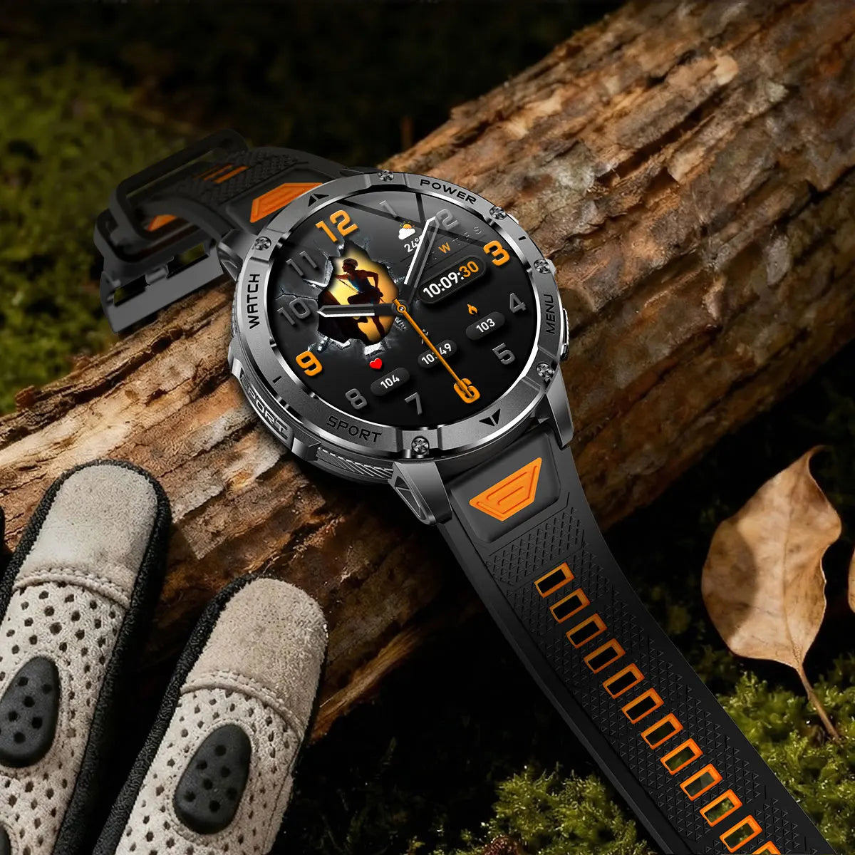 Reloj Inteligente Militar 1400mAh 10ATM SOS