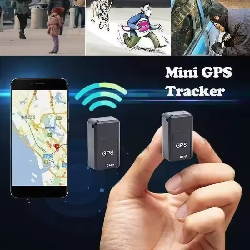Localizador GPS para Motocicleta y Automóvil GF07, Mini Rastreador Magnético para Vehículos, Mascotas, Niños y Ancianos, con Aplicación de Posicionamiento GPS ﻿