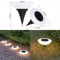 Luces Solares de Disco para Jardín y Caminos
