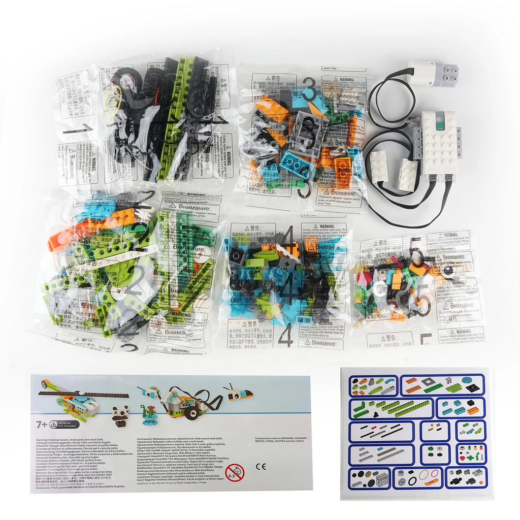 Juego de bloques de construcción robóticos de 280 Uds., juguete educativo de construcción STEM con caja organizadora y ladrillos manuales, regalo para niños