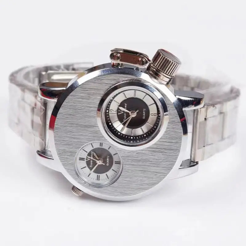 Reloj de Cuarzo de Lujo Estilo Punk para Hombre