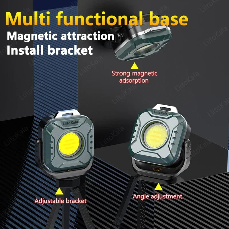 Linterna de Trabajo LED COB 500LM LiitoKala Recargable Tipo C