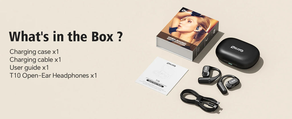 Ohayo T10 Auriculares Bluetooth Open Ear Digital