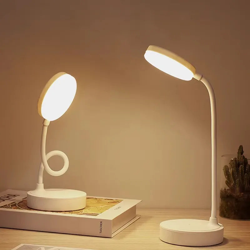 Lámpara de Escritorio LED Portátil USB con 3 Colores
