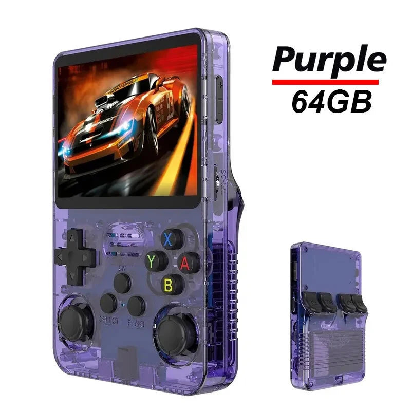 Consola de Juegos Retro Arkos R36S, Pantalla 3.5 Pulgadas, 64GB o 128GB