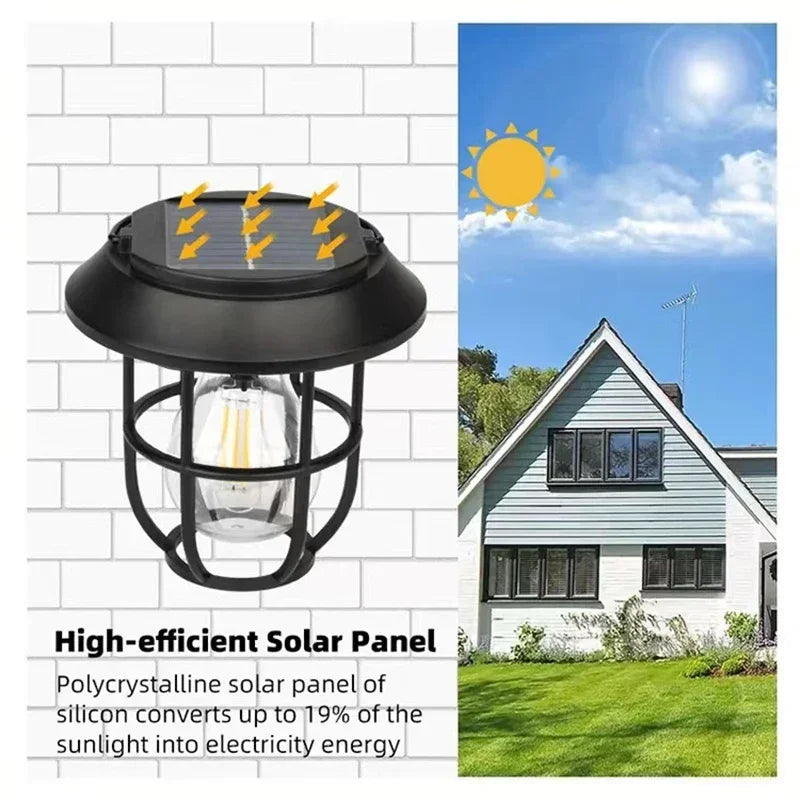 Linterna Solar Colgante para Jardín y Patio