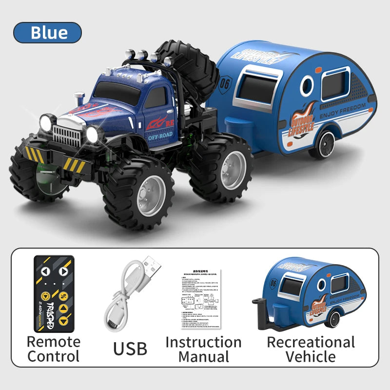 Mini Coche Teledirigido 1:64 de Aleación con Control Dual