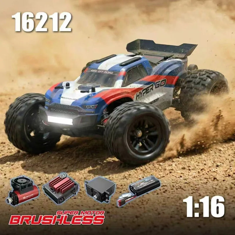 Nuevo Coche RC Mjx, Producto Nuevo, Escala 1:16, Sin Escobillas, Todoterreno, de Alta Velocidad, con Control Remoto, 16212 16213 4WD