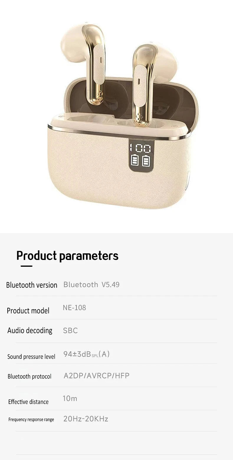 Auriculares Bluetooth TWS Inalámbricos con Reducción de Ruido ENC