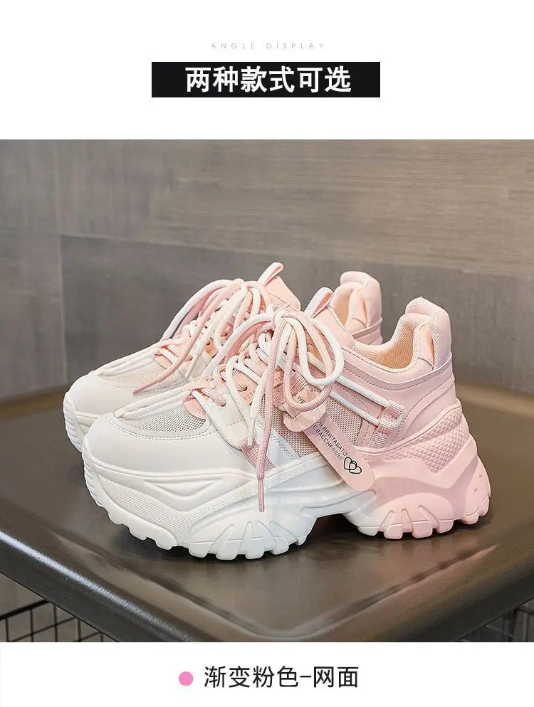 Zapatillas de Plataforma para Mujer - Suela Gruesa, Estilo Casual