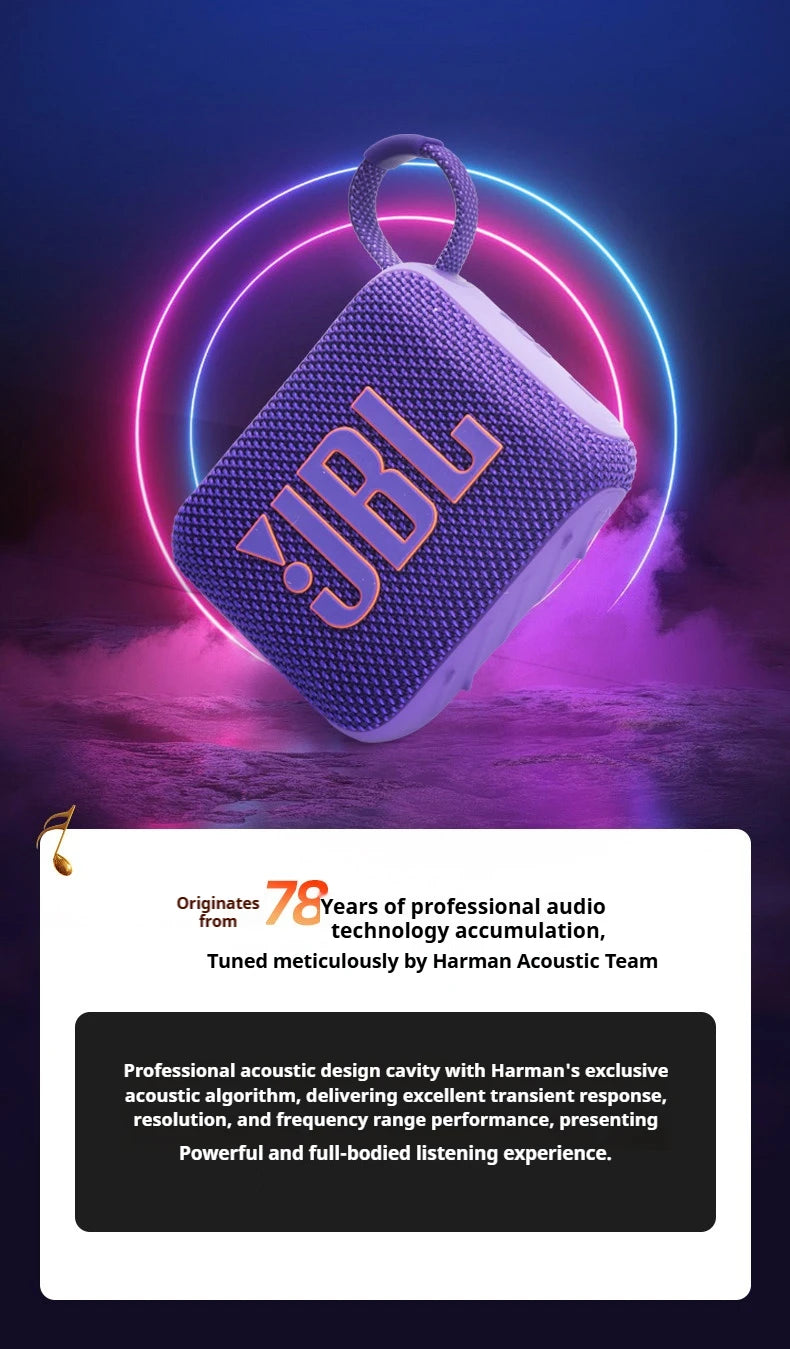 Parlante Bluetooth JBL Go 4 Portátil Impermeable