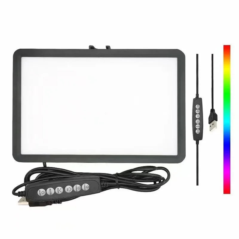 Luz LED Regulable para Video y Fotografía con Trípode 6/8"