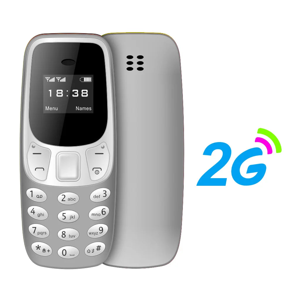 Mini teléfono móvil BM10, 2 tarjetas SIM, auricular Bluetooth, cambiador de voz, grabación de voz de baja radiación, teléfono móvil pequeño multilingüe