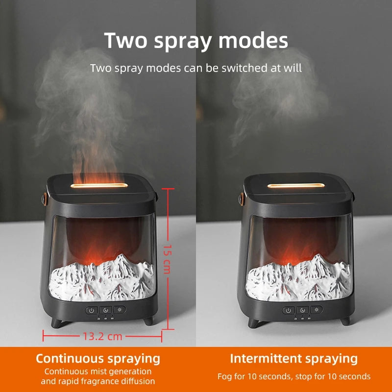 Difusor Aurora 200ml Humidificador Ultrasónico USB