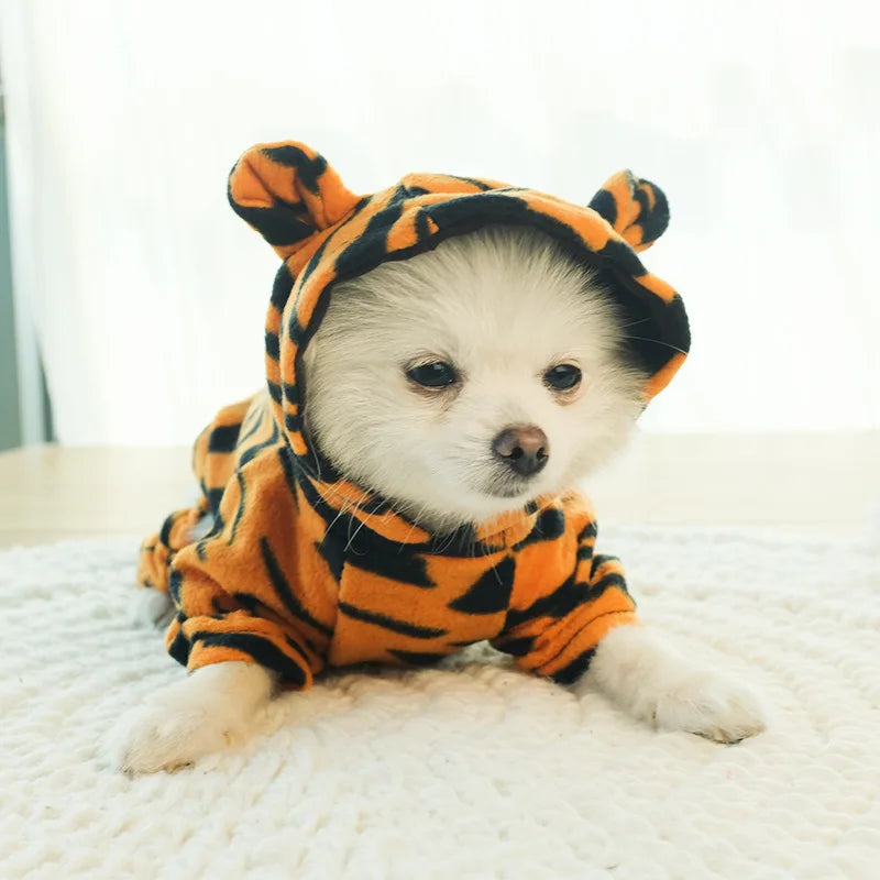 Suéter con Capucha para Perros y Gatos - Ropa Polar Cálida para Mascotas
