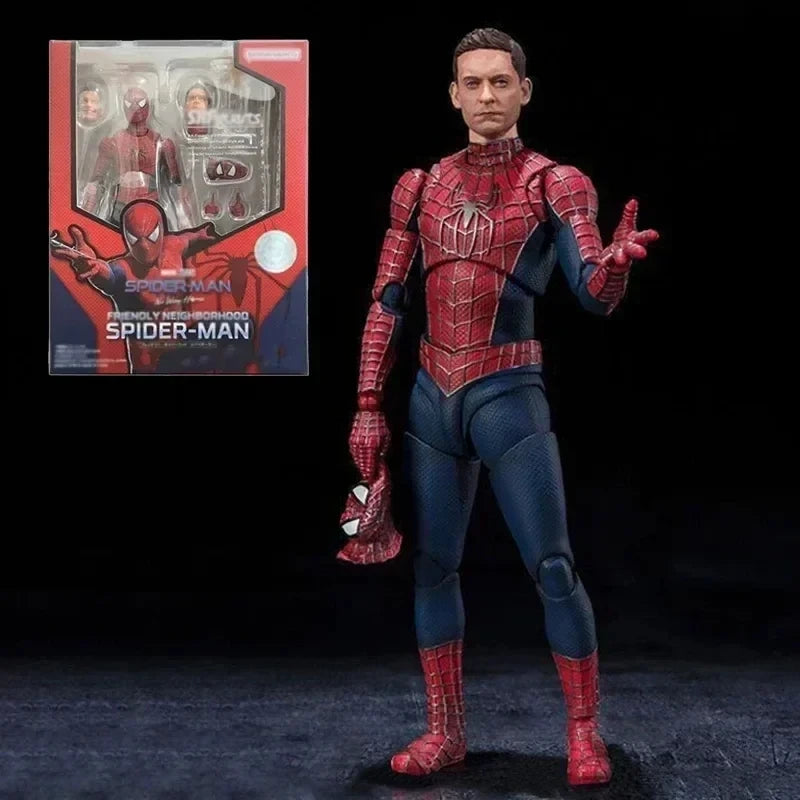 Figura de Spiderman 3 Tobey Maguire Spider-Man: No Way Home, figuras de acción de Anime, estatua de Pvc, modelo de colección, juguetes, muñeca