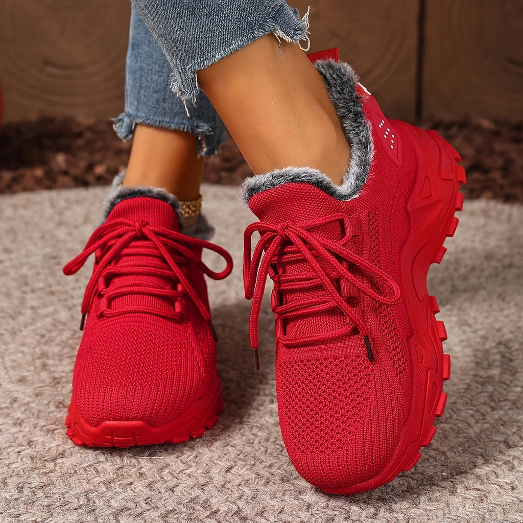 Zapatillas Deportivas de Invierno para Mujer - Suela Antideslizante